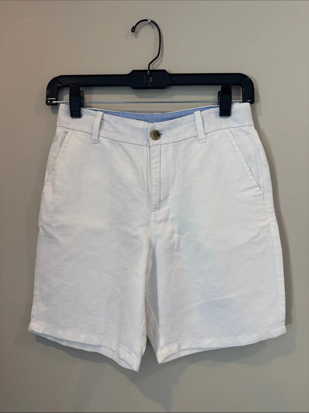 Janie and Jack White Linen Shorts